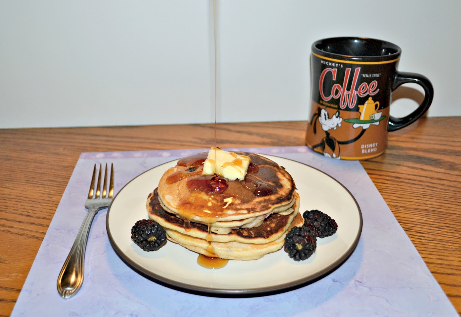 9 Grain Blackberry Pancakes HezziD's Books and Cooks