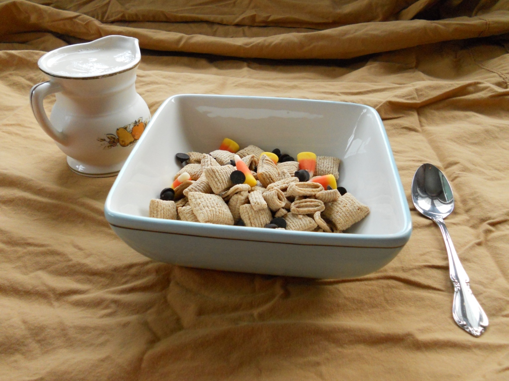 Snacking Squirrel Carob and Candy Corn Cereal