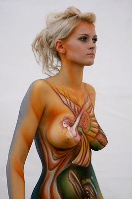 Body Painting Paling Seksi Menarik