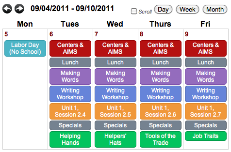 Planning Calendar 2011 on Calendar View Online Lesson Planning View In The Clark County