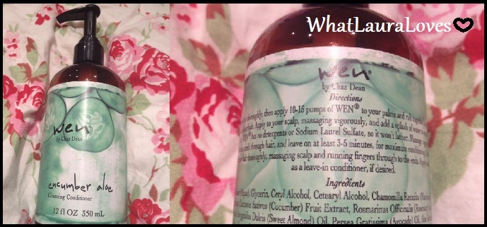 Wen Cucumber Aloe Haircare Range By Chaz Dean Whatlauraloves