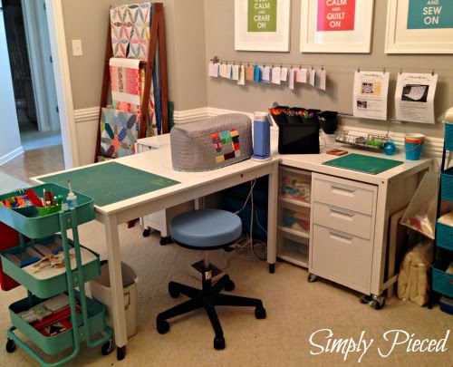 Simply Pieced Sewing Room Makeover Part 2
