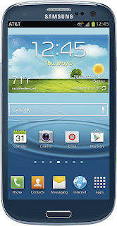 Samsung SGH-i747 - Galaxy S III 4G with 16GB Mobile Phone - Pebble Blue (AT&T) 