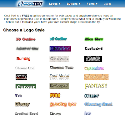 Membuat Logo Gratis Untuk Website Atau Blog | cooltext.com | cybermodifier.com