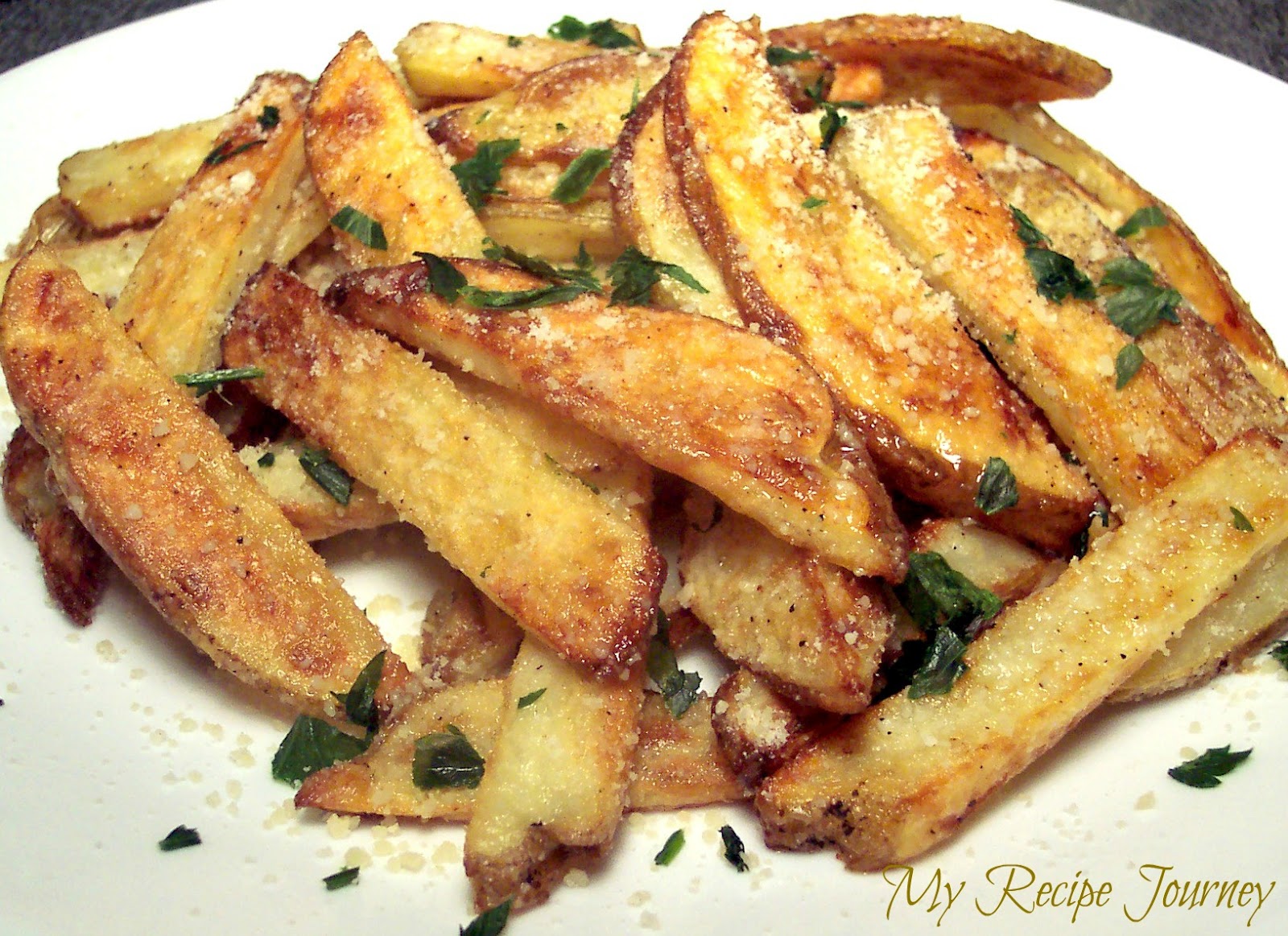 My Recipe Journey Baked Parmesan Truffle Fries
