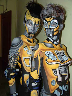 Artistic Female Body Painting