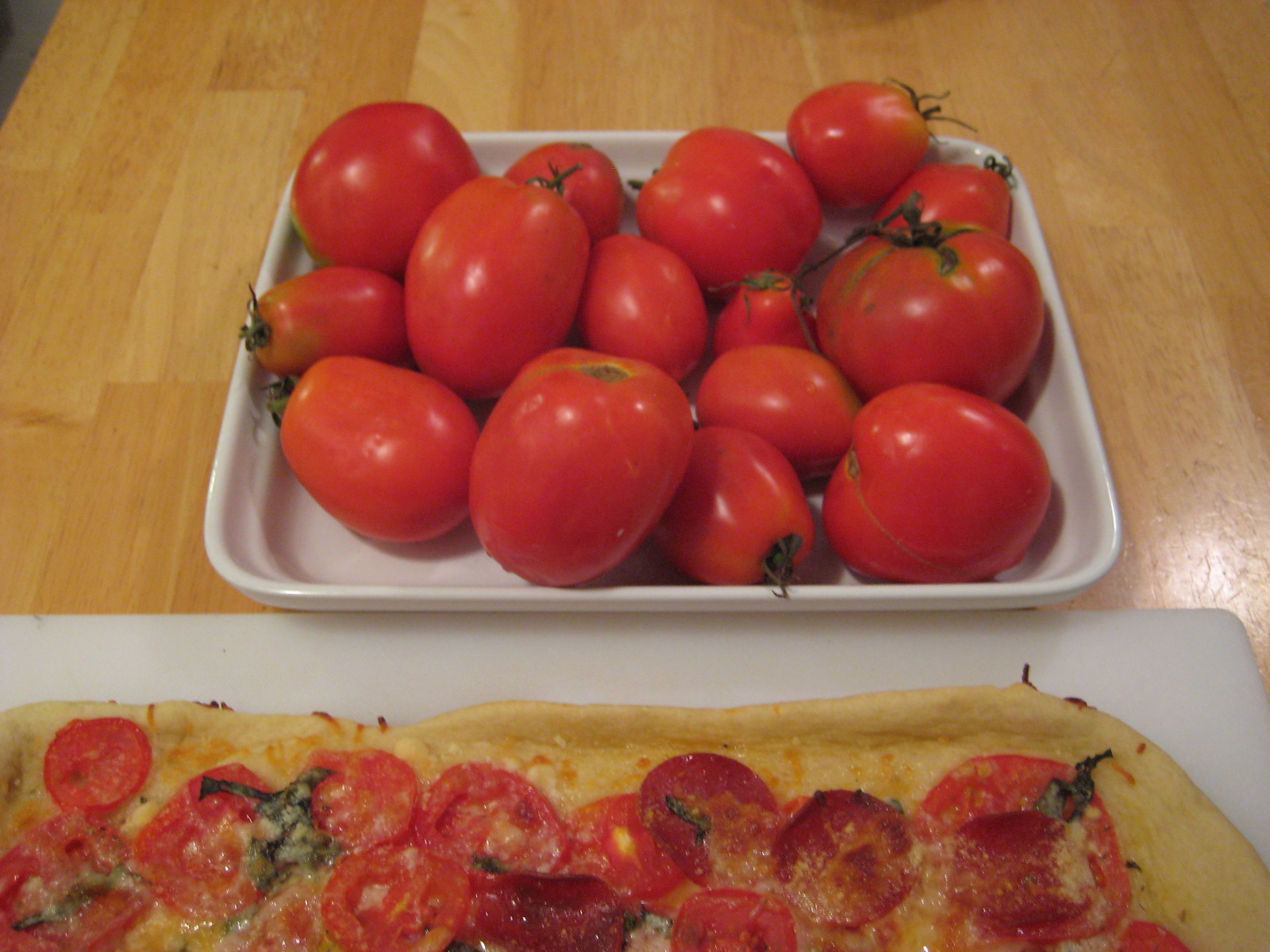 "So what are you making for dinner?" When Life Gives You Tomatoes...