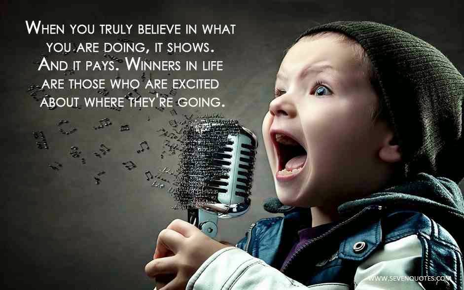 Be Excited Thoroughly Positive