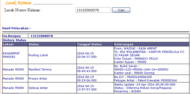 Cara Lacak Nomor Resi Kirimaan Pos Kilat Khusus Surat Dokumen Dan Paket Di Www Posindonesia Co Id Kumpulan Logo Lambang Indonesia