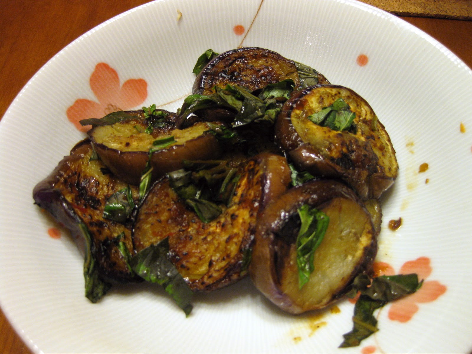 Oishikatta 美味しかった Flash in the pan Thai Eggplant