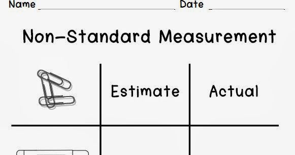Classroom Freebies: Non-Standard Measurement