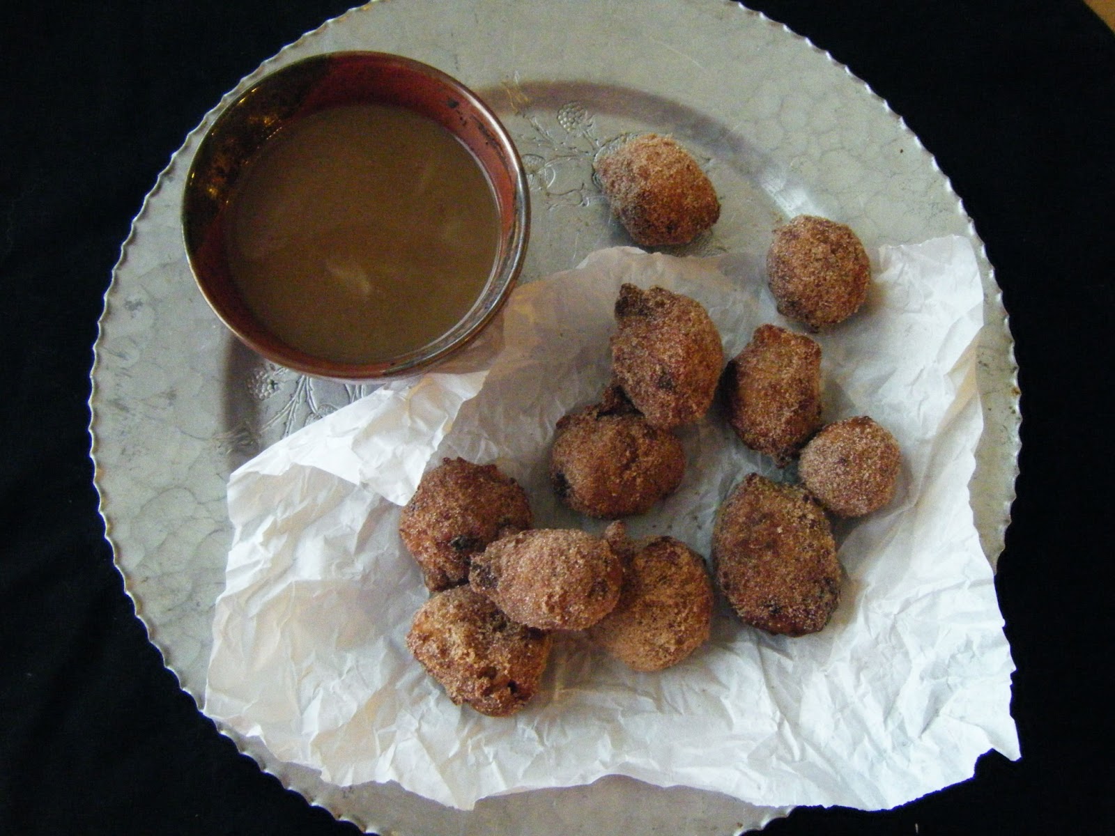 west side baker Bananas Foster Fritters Baked Sunday Mornings