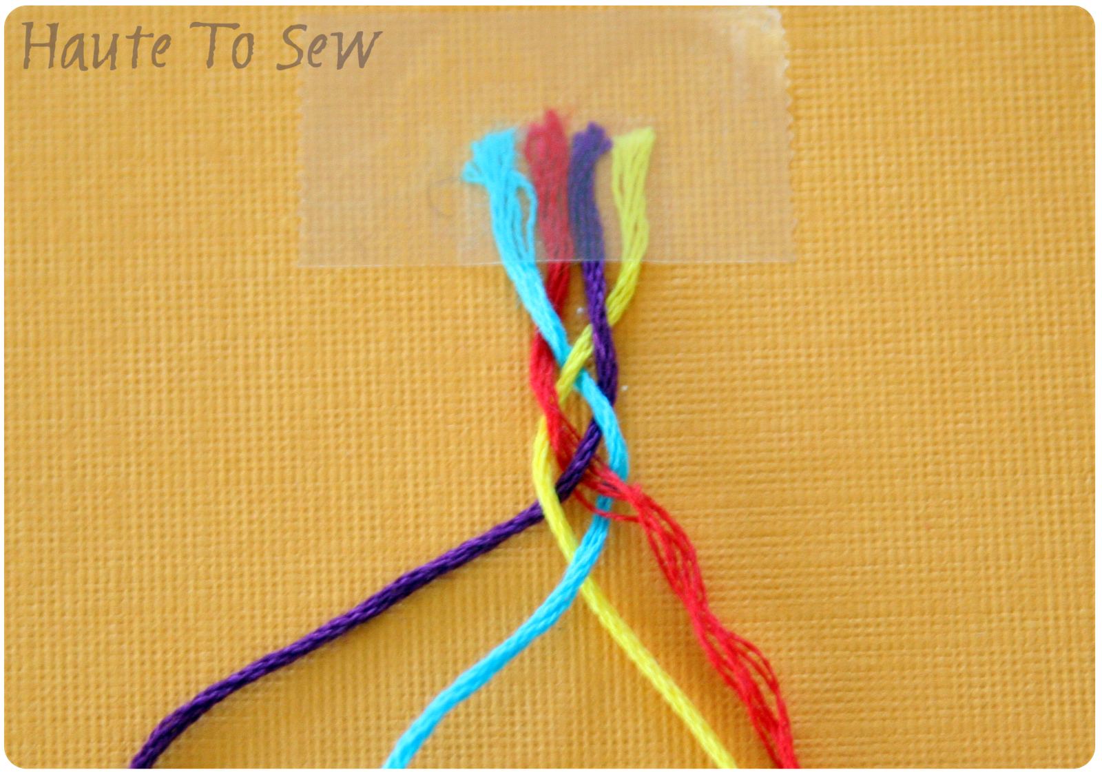 Haute To Sew How to Braid with 4 Strands