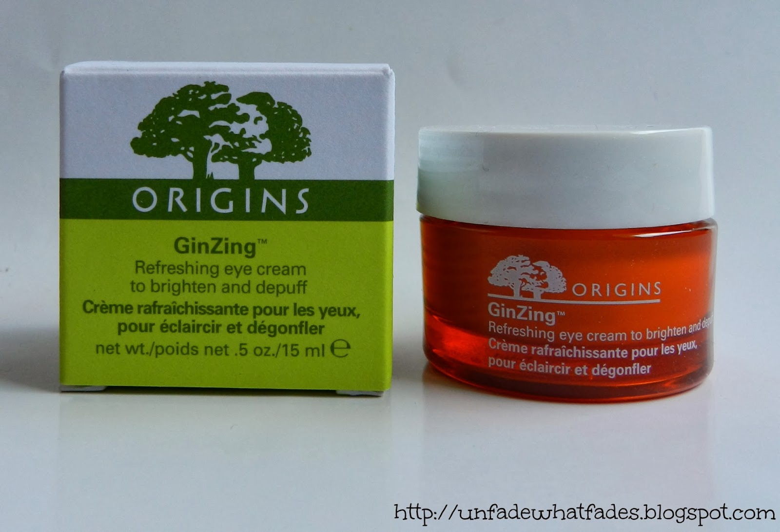 Unfade what fades Origins GinZing refreshing eye cream review