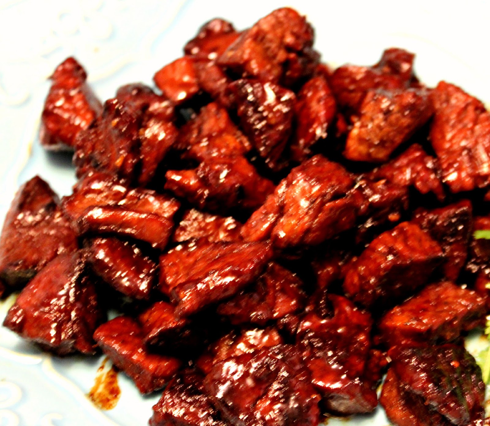 Sweet Tea and Cornbread Honey Bourbon Steak Tips!