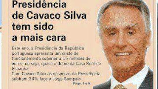 cavaco presidencia despesa