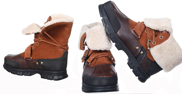polo boots with fur