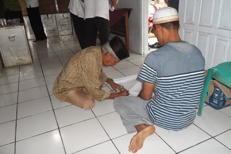 CLICK TO ENLARGE Gambar Kegiatan PPS Desa Mekar Baru Kecamatan Petir pada Pemilu 2014