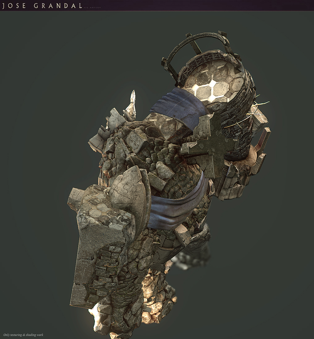 Jose Grandal Portfolio Castlevania Lords of shadow 2. Golem