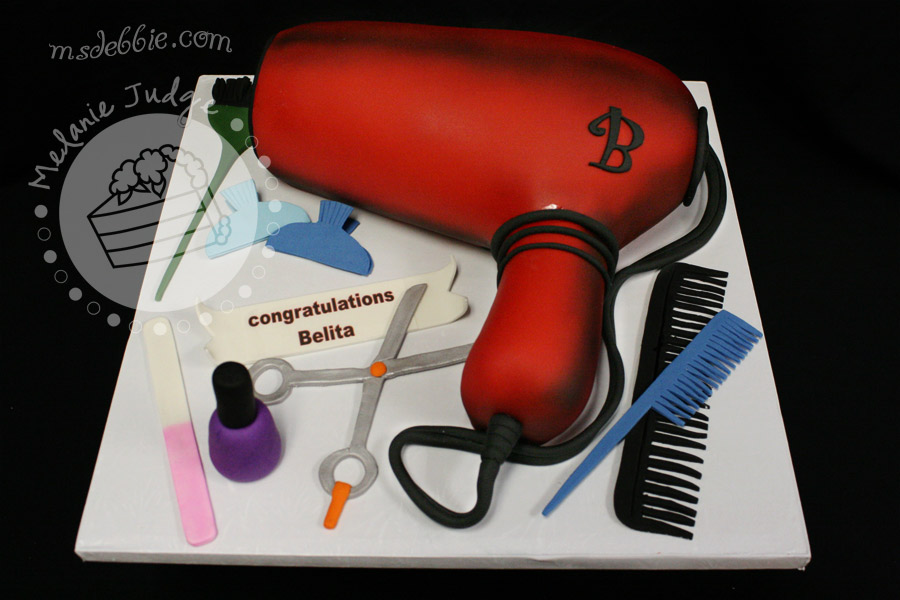 Cake Walk Cake for a Hair Stylist