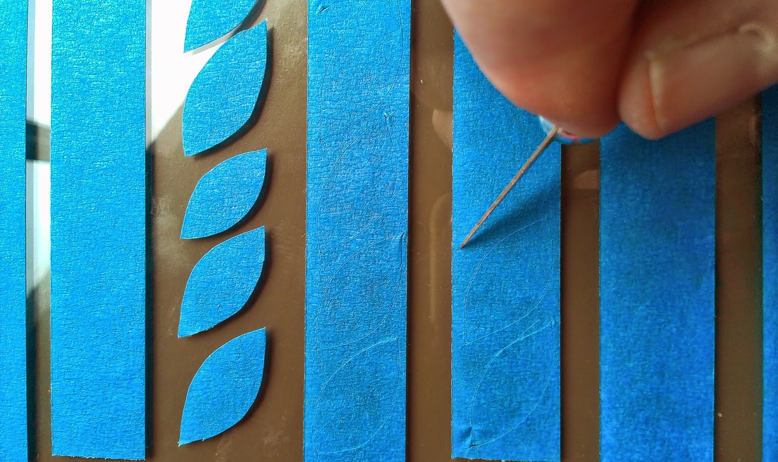 I Paint Furniture & So Can You How To Use Masking Tape To Make A