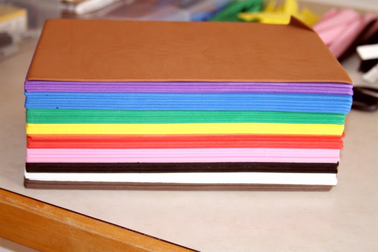 Holly's Arts and Crafts Corner 2011 Art Project 4Foam Mosaics