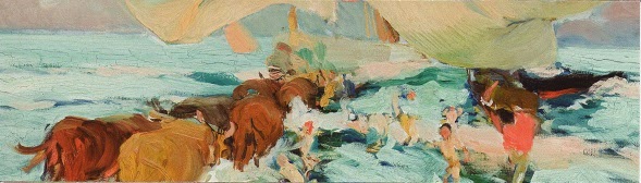 Joaquín Sorolla Bastida - La llegada de las barcas, Javea