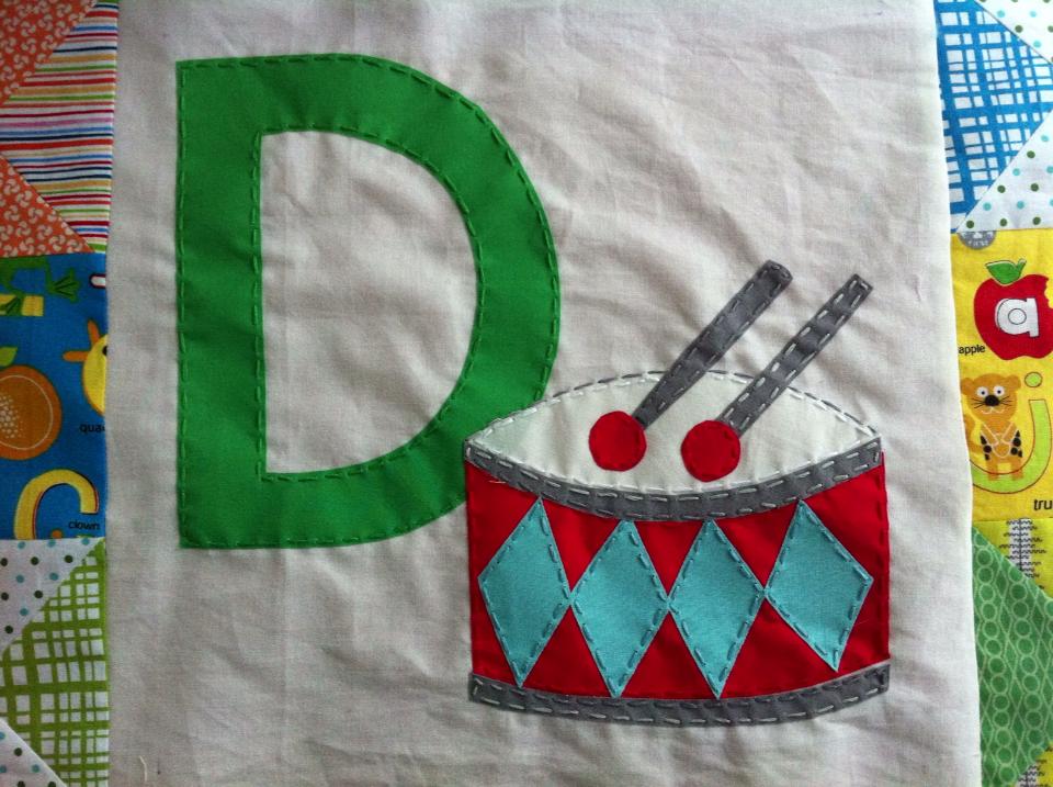 baby burrito quilts A drum quilt for a little drummer boy