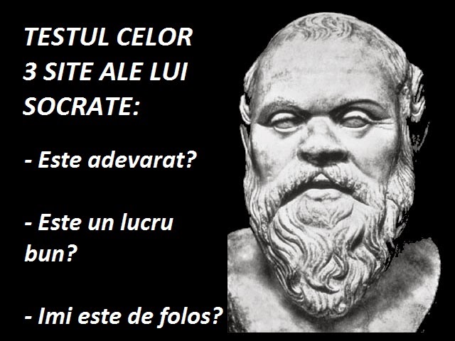 Testul celor trei site ale lui Socrate Socrate