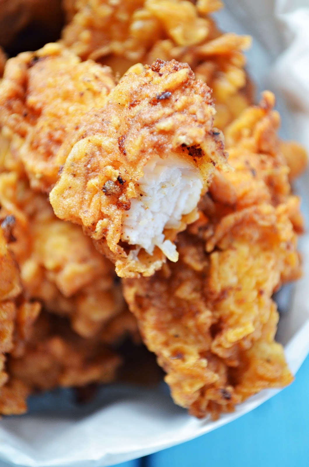 Kuchnia w zieleni Kurczak KFC II (stripsy)/ Homemade KFC chicken (strips)