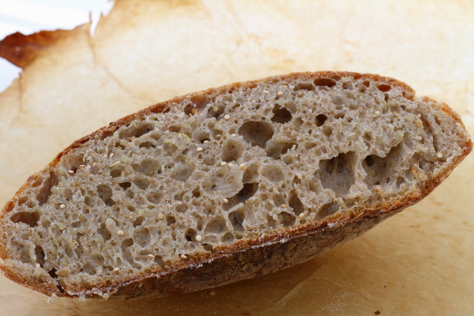 Sprouted QuinoaSpelt Bread Ever Open Sauce