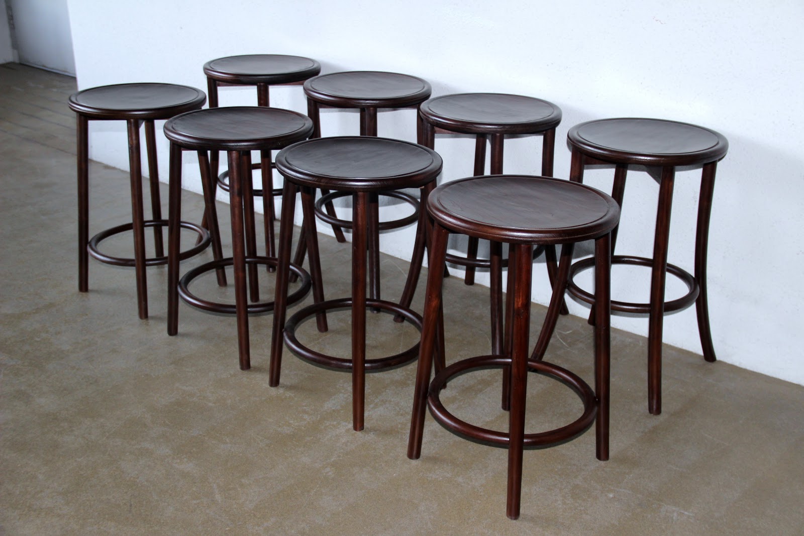 SECOND CHARM FURNITURE SPINDLE BACK CHAIRS, BAR STOOLS AND STOOLS