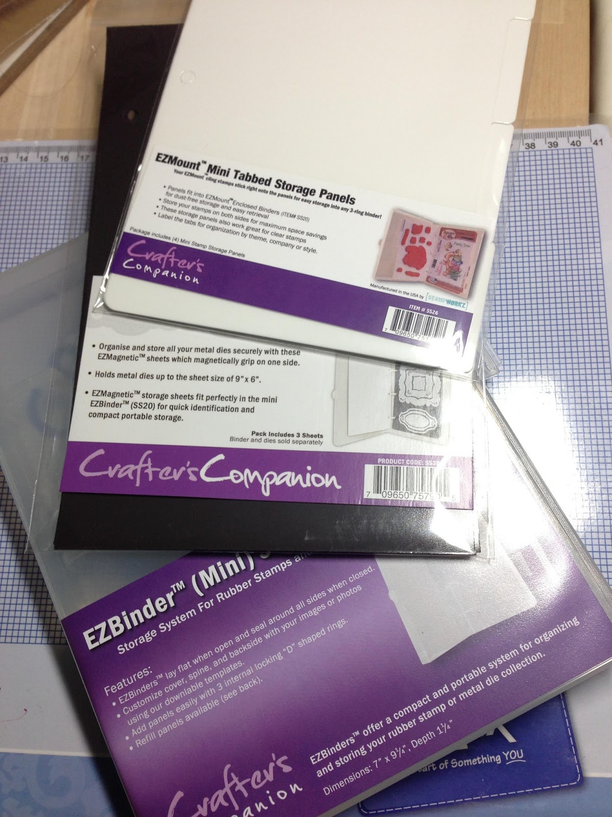 CRAFTY STORAGE Crafters Companion's die and stamp storage cases