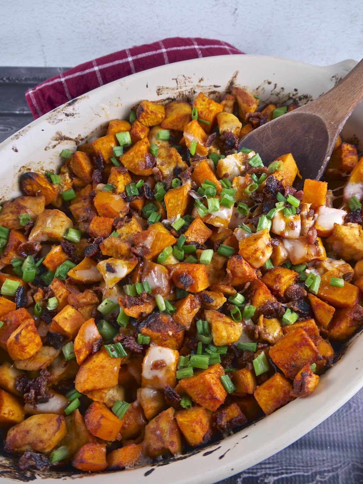 Buffalo Sweet Potato & Chicken Casserole (Recipe Revisit) the preppy paleo Bloglovin’