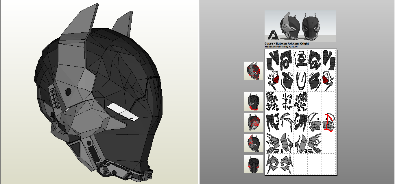 batman arkham knight pepakura download files batman arkham knight pepakura download files