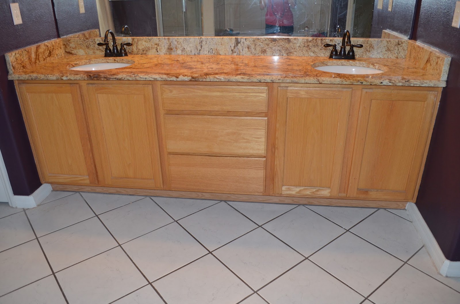 The Thrifty Spender Bathroom Make Over with chalk paint