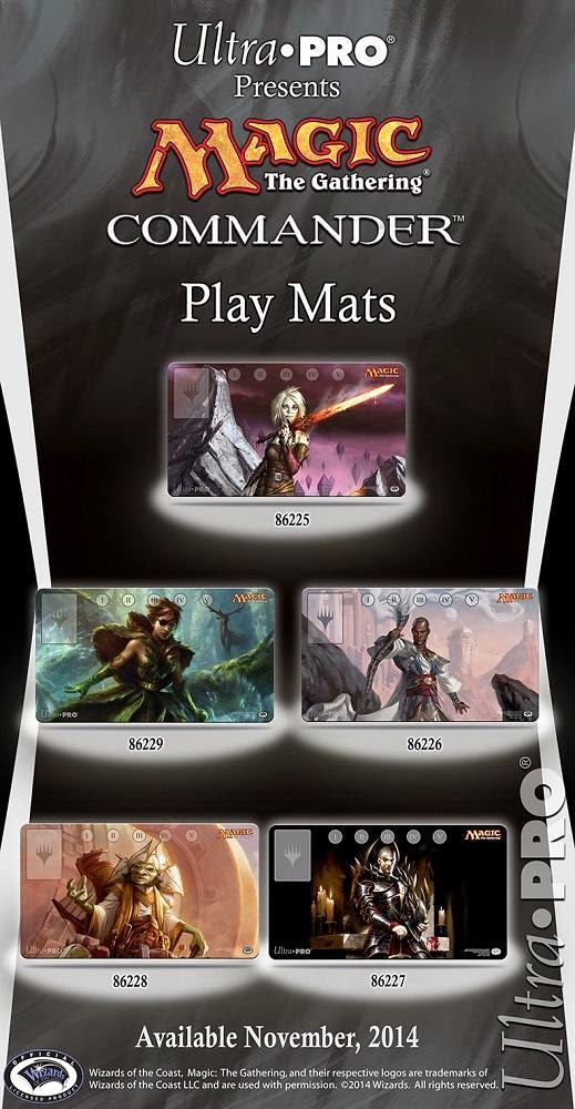 ULTRA PRO MAGIC THE GATHERING PLAYMAT COMMANDER 2014 DARETTI SCRAP SAVANT 86228 CCG Playmats