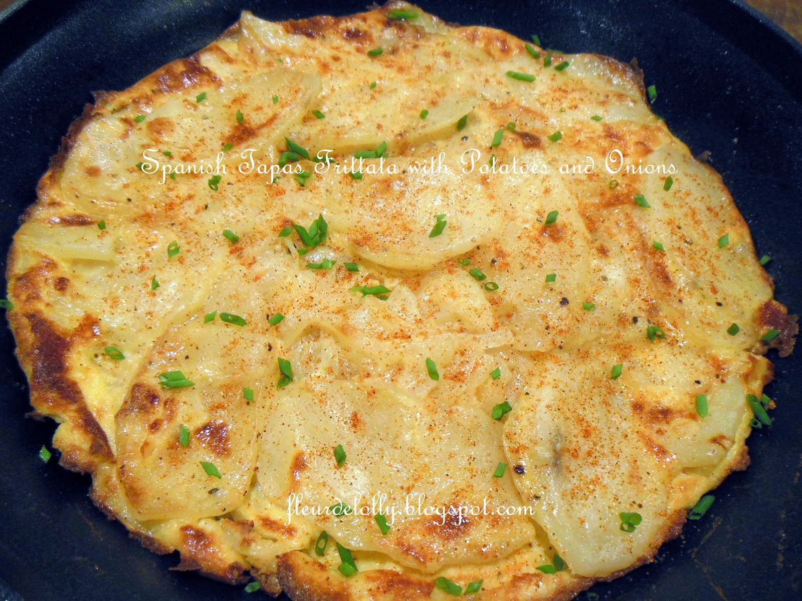 Fleur de Lolly Spanish Frittata with Potatoes and Onions