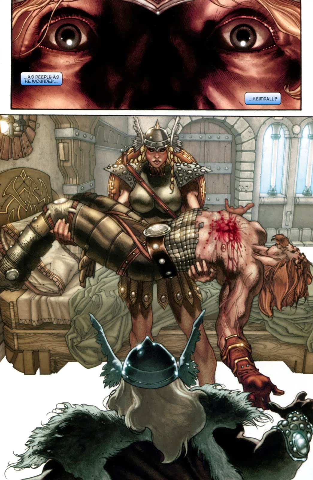 Morte de Heindall Heindall rumo ao Valhalla