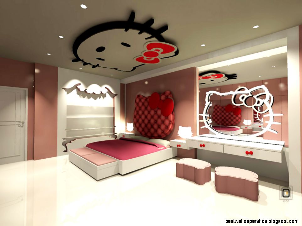 Cute Pink Hello Kitty Room Interior Designs Ideas Cute Pink Hello Kitty Room Interior Designs Ideas