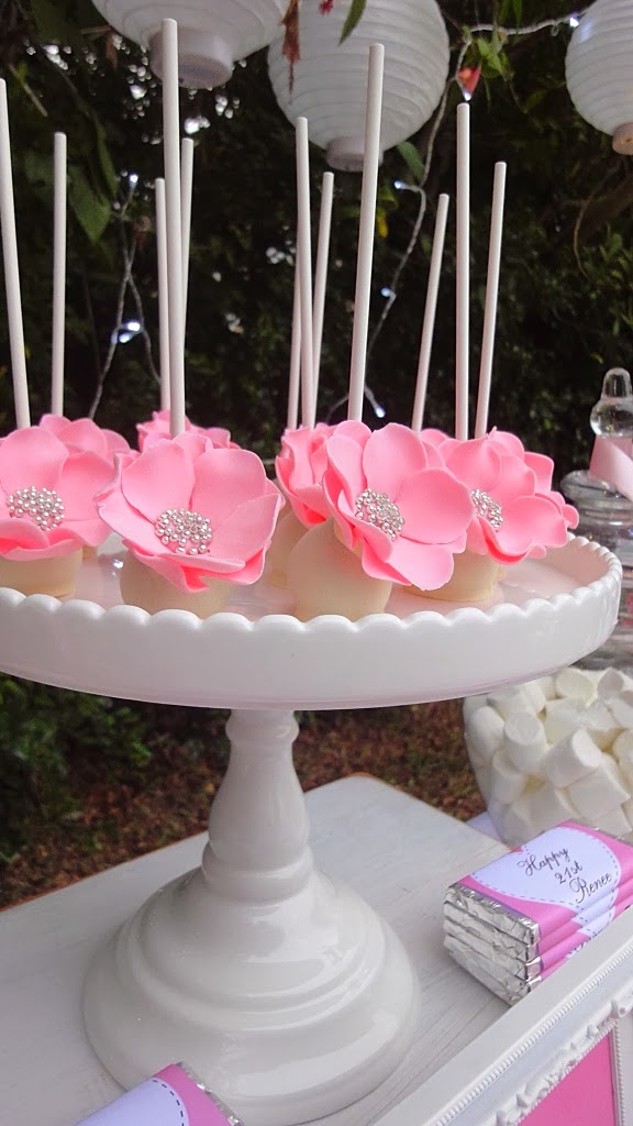 Little Big Company The Blog Pink and Blue Garden party for a 21st