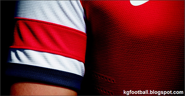 Nueva Camiseta del Arsenal FC Arsenal+FC+Home+Kit+2012-13'+-+Sleeve