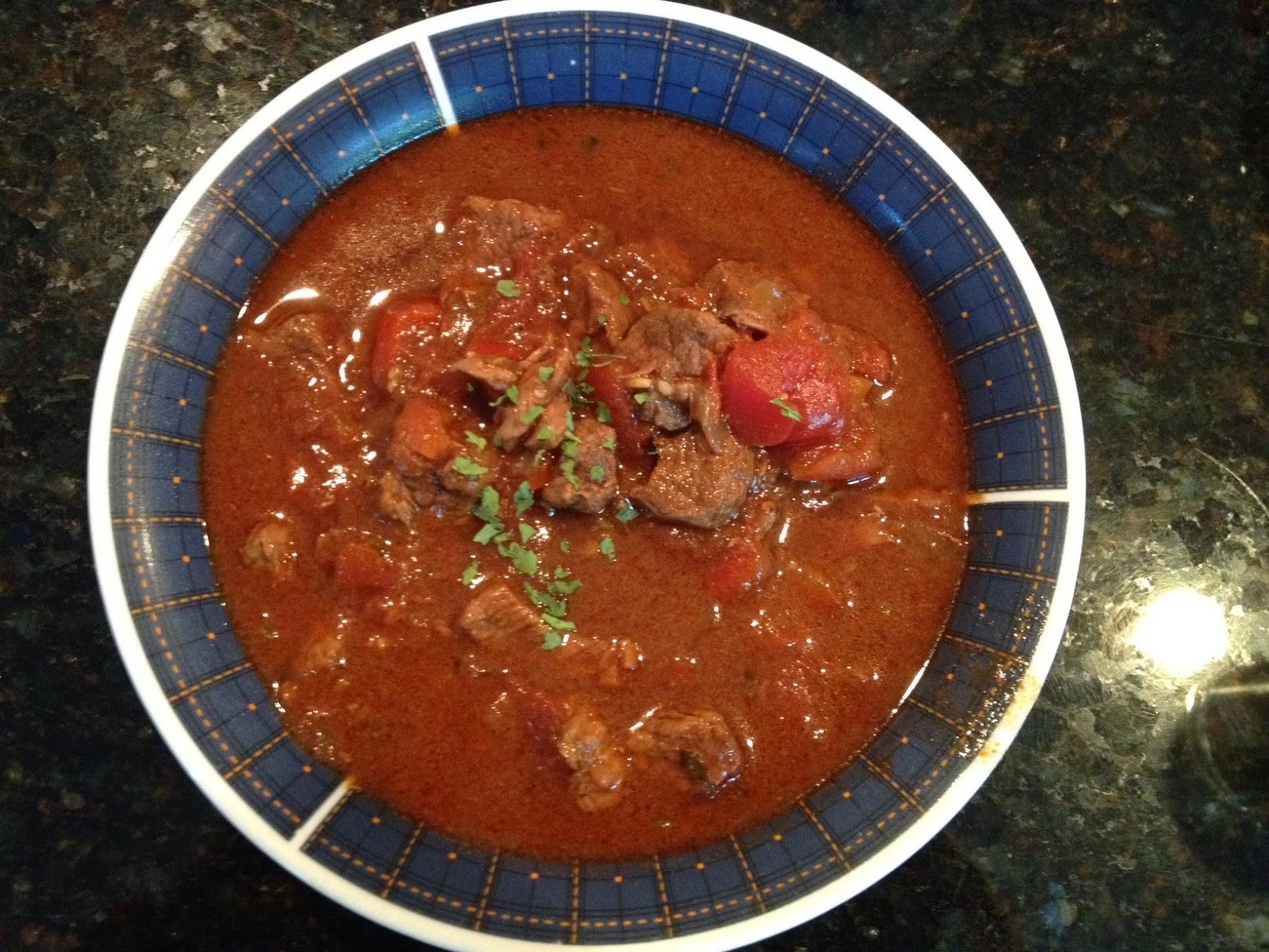 Grass Fed Guy Against All Grain's Slow Cooker Beef Chuck Chili