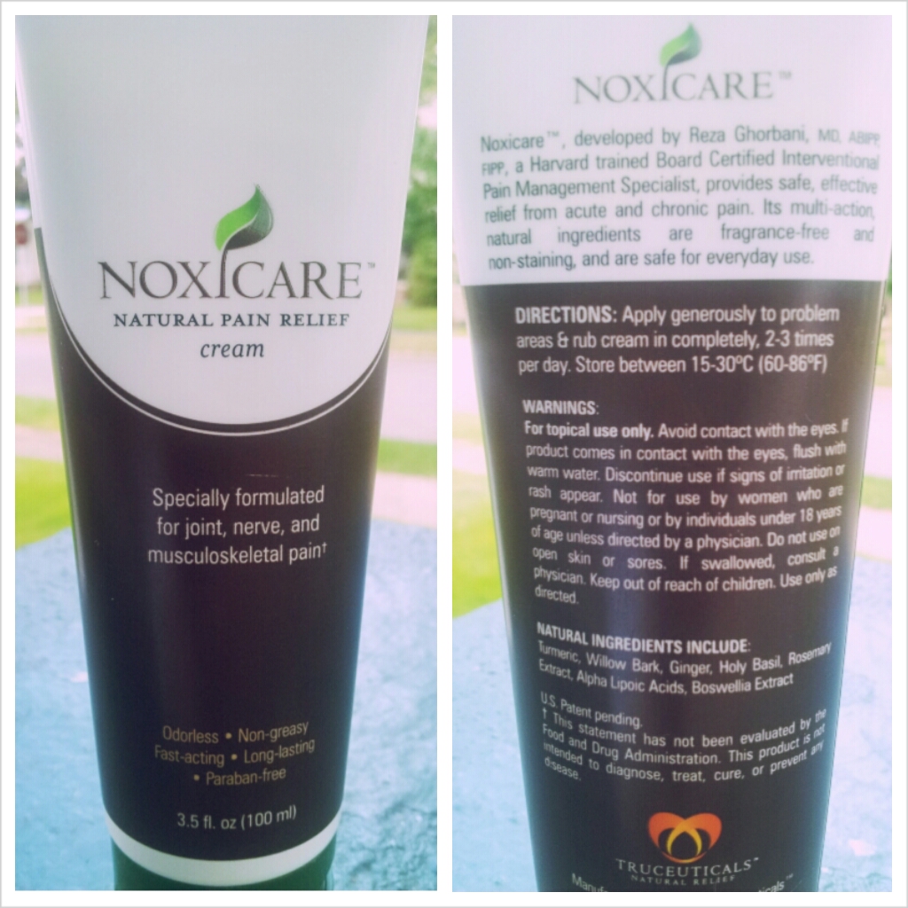 Smith and Blessings Noxicare natural Pain Relief Cream & A Giveaway