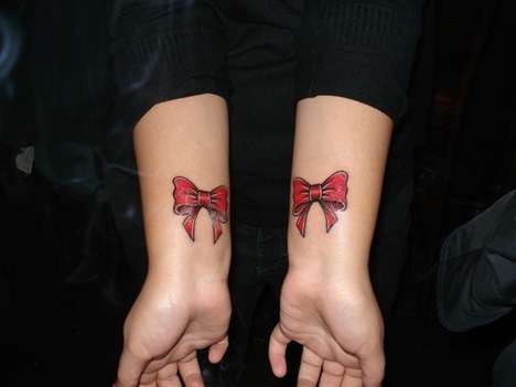 bow tattoos on wrist designs. bow tattoos on wrist