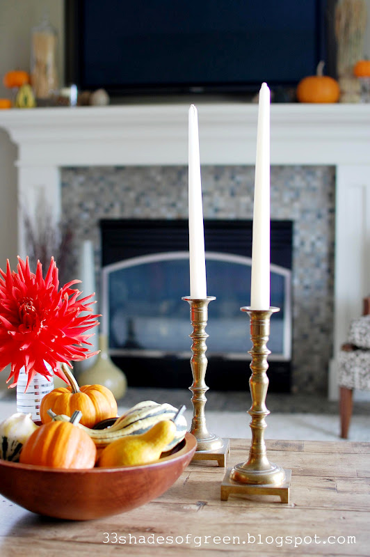 33 Shades of Green Fall Decorating & Goose Creek Candle Giveaway