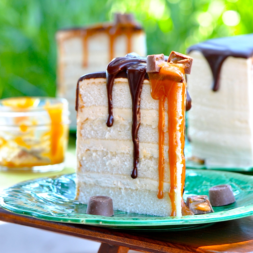 JULES FOOD... Salted Caramel Buttercream Frosting with Four Layer