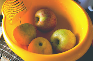 not so colorful apples