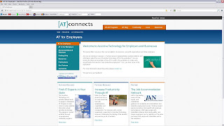 Screenshot of [AT] connect web portal