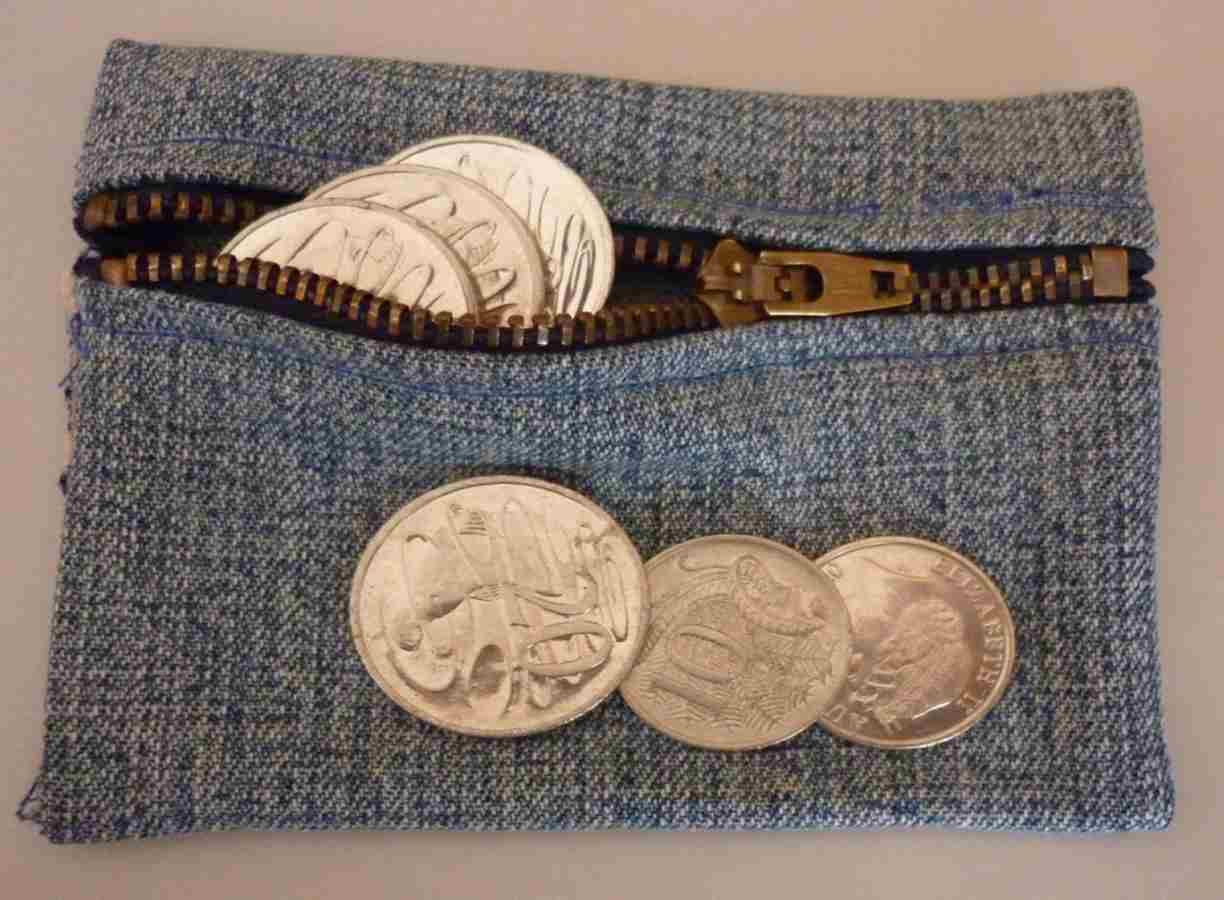 Simpleliving Make A Money Purse /Pouch ! From Recycling Jeans